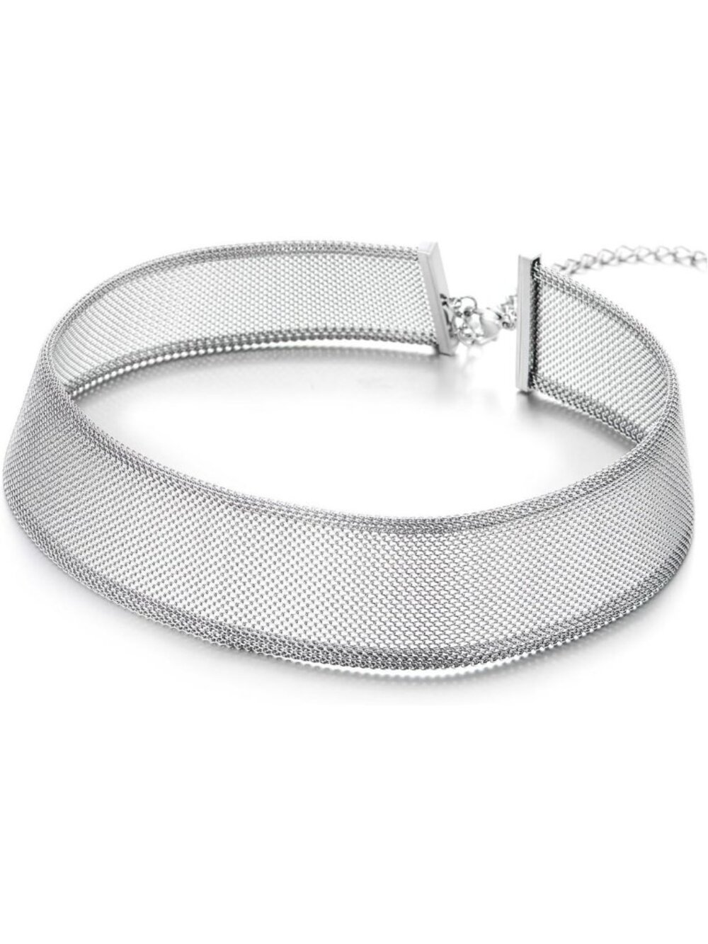 Chic Mesh Choker Necklace for Women, Statement Fashion Jewelry, Party Accessory